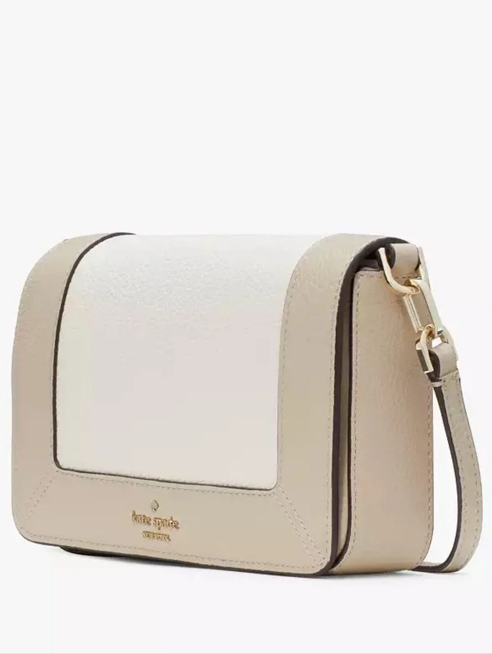 Kate Spade Lena Colorblock Mini Flap Crossbody Pebbled Leather NWT